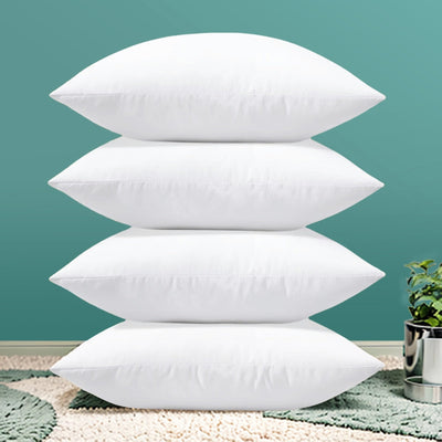 Soulety - Inserts de coussin hypoallergéniques (pack de 4) - Soulety