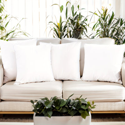 Soulety - Inserts de coussin hypoallergéniques (pack de 4) - Soulety