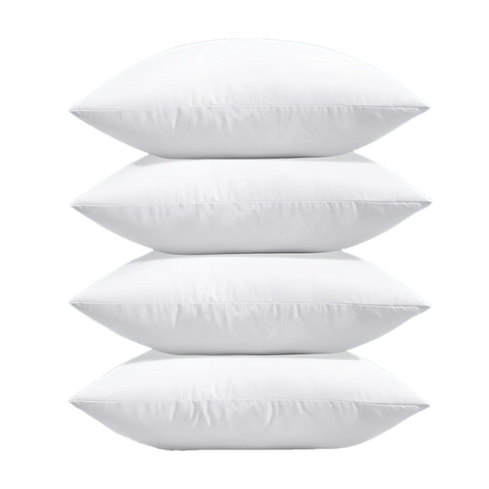 Soulety - Inserts de coussin hypoallergéniques (pack de 4) - Soulety